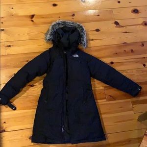 Xs Northface women’s hyvent goose down jacket